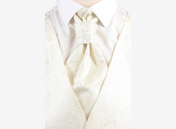 Ceremonial Kravatt 100% silk 15 Beige 