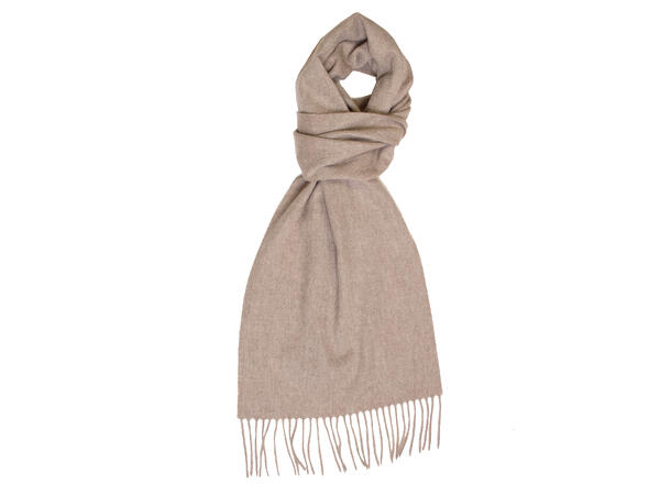 MANZINI 100% wool solid scarf Col. 04 Sand melange 