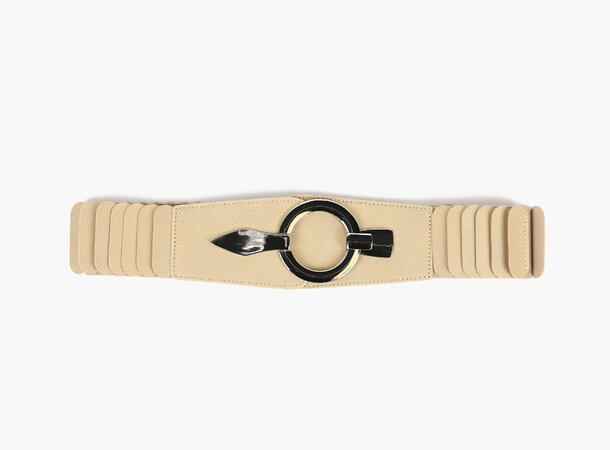 MANZINI Carmen Elastisk Midjebelte 15 Beige 