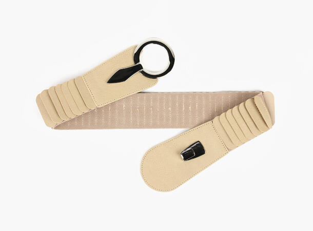 MANZINI Carmen Elastisk Midjebelte 15 Beige 