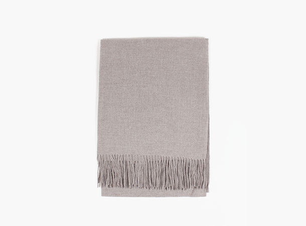 MANZINI Classic Scarf 15 Beige 