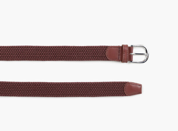 MANZINI Ensfarget Strikkbelte 19 Brown 