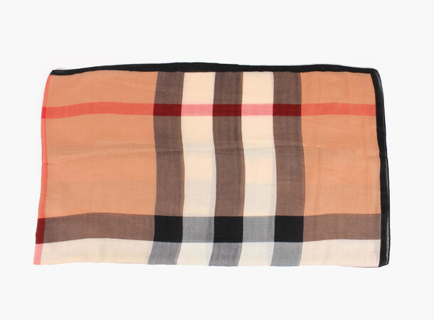 MANZINI Ruter Skjerf 85 x 180 cm Beige 15 