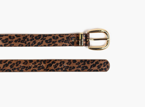 MANZINI Shiny Leopard Belte 19 Brown 
