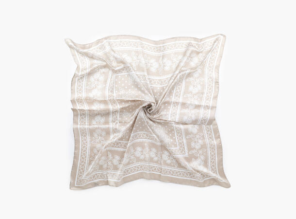 MANZINI Skjerf 90 x 90 cm Offwhite 11 