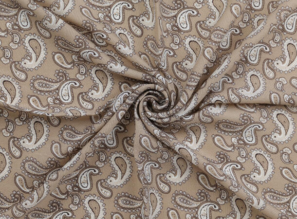 MANZINI Skjerf Herringbone  70 x70 cm Sand 13 