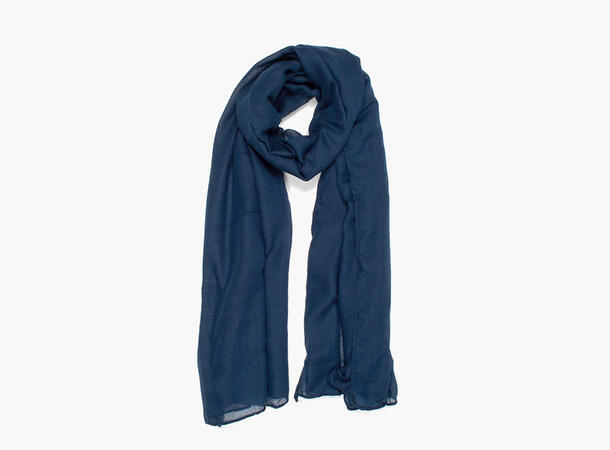 MANZINI Solid Viscose Scarf 79 Navy 