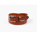 MANZINI ladies belt in 3,0 cm width 17 Cognac 80 cm