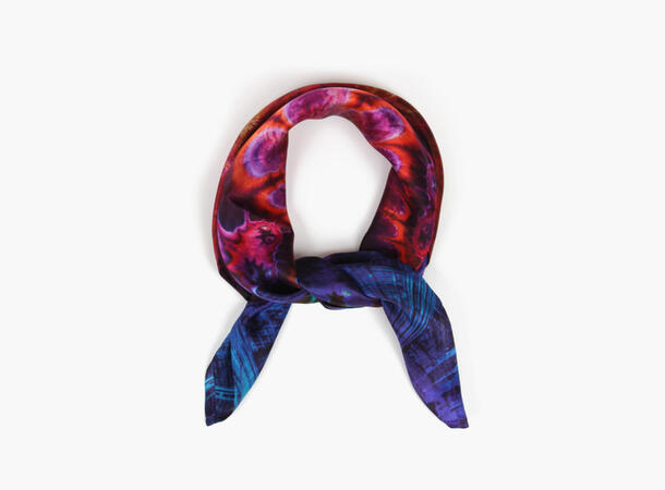 MONTECRISTO 100% Silksatin scarf 50x50 79 Navy 