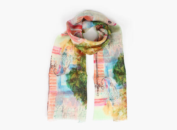 MONTECRISTO 100 % linnen scarf 50x180 cm 55 Pink 