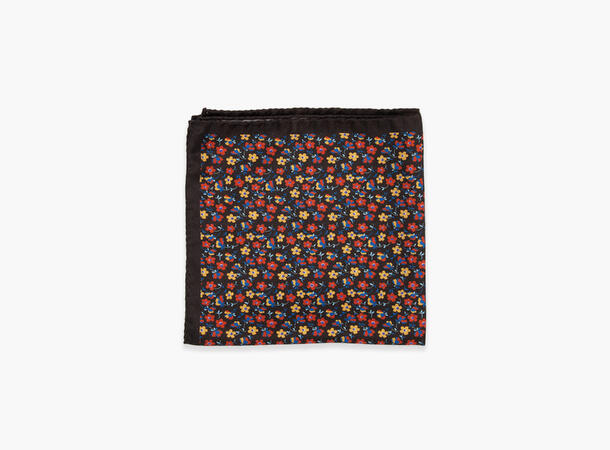 MONTECRISTO 100% silk Handky printed 19 Brown 