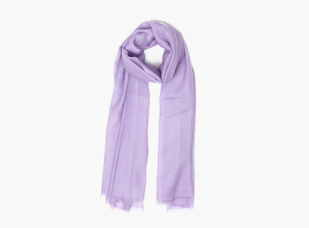 MONTECRISTO Klassisk Ensfarget Ullskjerf 61 Lt lilac 