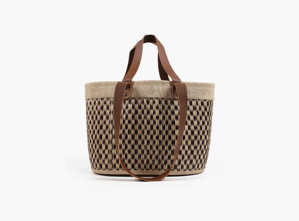 MONTECRISTO Seagrass shopping bag square 15 Beige 