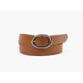MONTECRISTO Skinnbelte med Oval Spenne 17 Cognac 100 cm