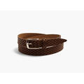 Manzini leather &quot;braided&quot; belt