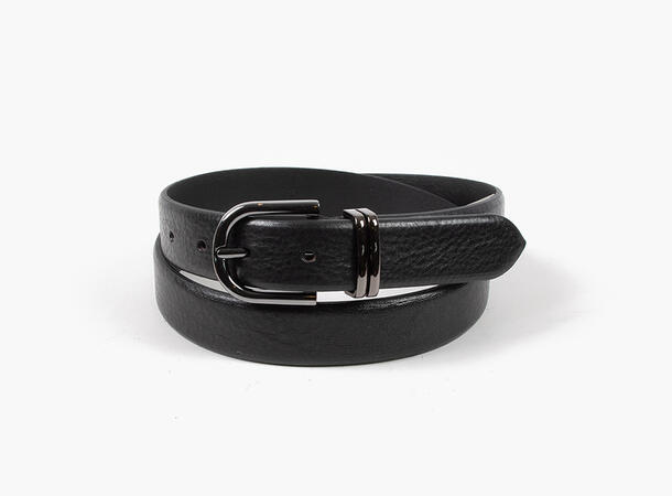 Montecristo belt 3 cm black buckle 09 Black 105 cm 