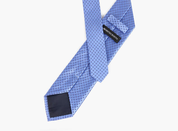 Montecristo woven tie 7,6 cm Blå 75 