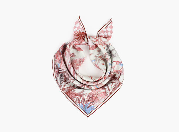 NOHR Eden Silkeskjerf 65 x 65 cm Rosa 55 