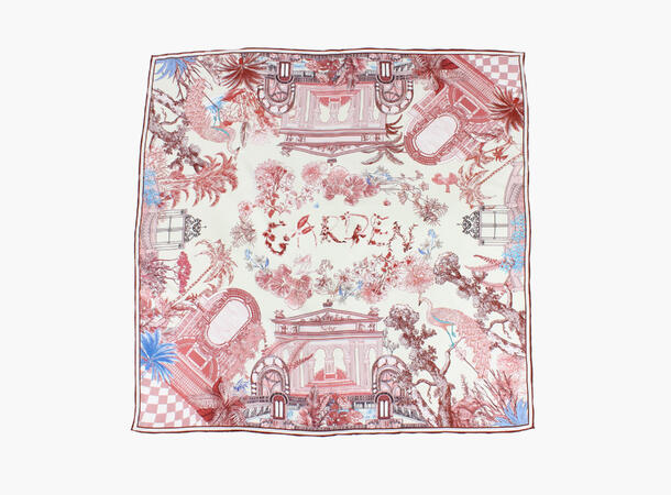 NOHR Eden Silkeskjerf 65 x 65 cm Rosa 55 