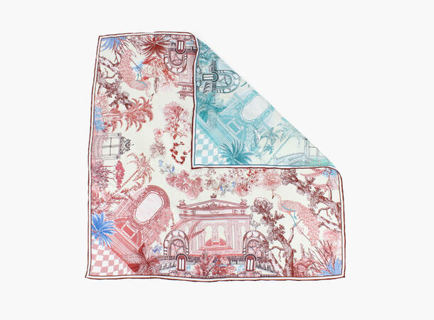 NOHR Eden Silkeskjerf 65 x 65 cm Rosa 55 