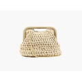 NOHR Emma Straw Clutch Sand 13