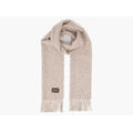 NOHR Ensfarget Lammeullsskjerf Beige 15