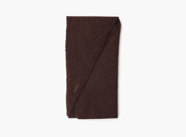 NOHR Gabriella Wool Mohair Triangle Mørk brun 19 
