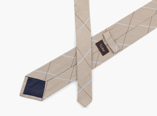 NOHR Henning Tie 7,6 cm Beige 15 