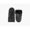 NOHR Ina Leather Shearling Mittens Sort 09 8,5
