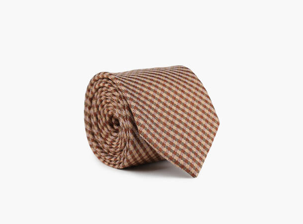 NOHR Karsten Tie 7,6 cm Brun 19 