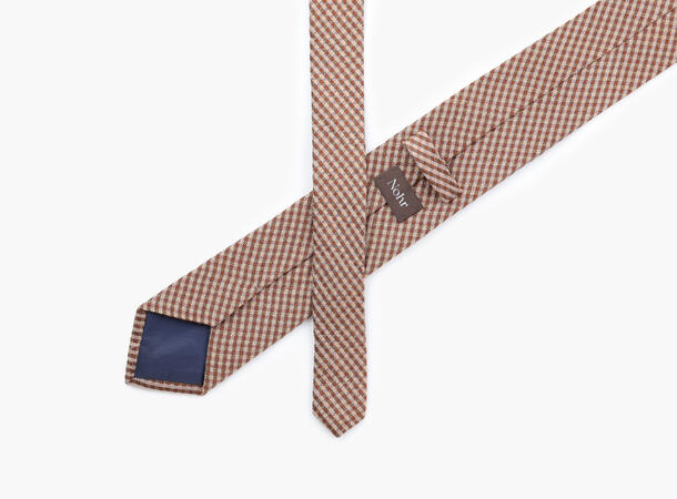 NOHR Karsten Tie 7,6 cm Brun 19 