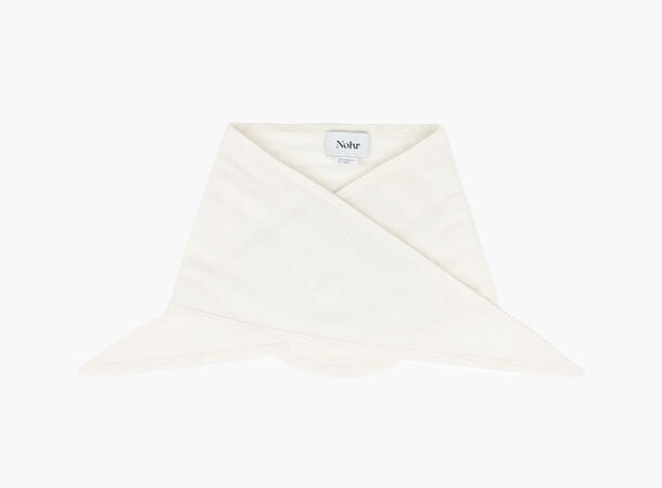 NOHR Lara Solid Wool Cashmere Triangle Offwhite 11 