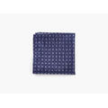 NOHR Levi Silk Pocket Square Marine blå 79