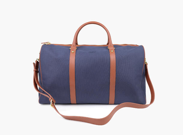 NOHR Luca Canvas Weekend Bag Marine blå 79 