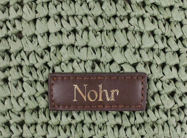 NOHR Maud Mobilveske i Strå Flaske grønn 85 