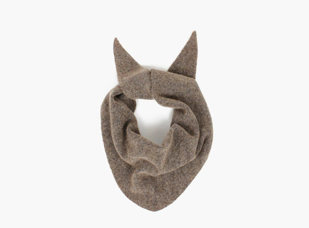 NOHR Mohair Triangel Skjerf 16 Tan Melange 
