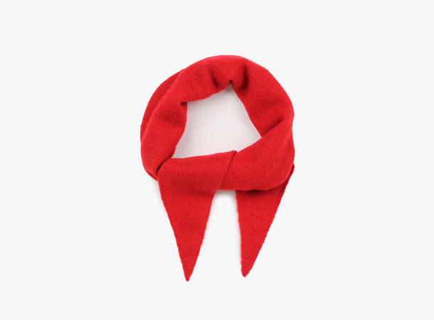 NOHR Mohair Triangel Skjerf Rød 45 