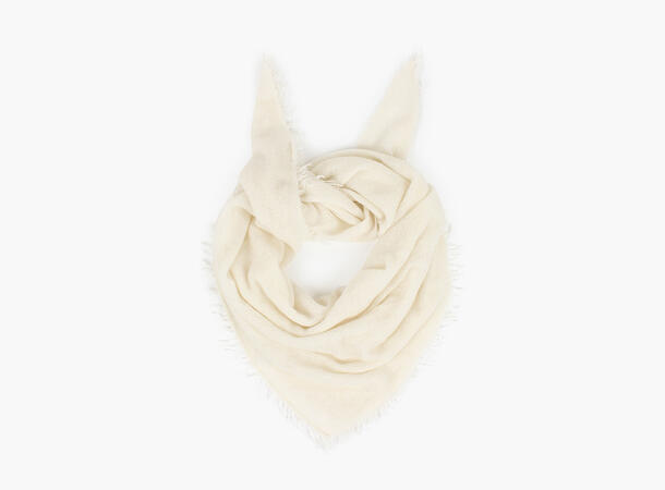 NOHR Mona Kasjmir Triangel Skjerf Offwhite 11 