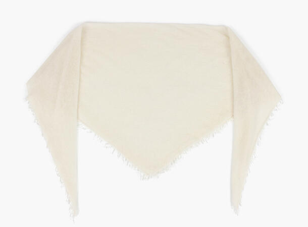 NOHR Mona Kasjmir Triangel Skjerf Offwhite 11 