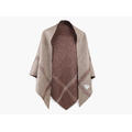 NOHR Nina Double Sided Wool Shawl Mørk brun 19