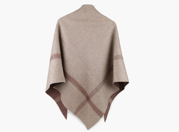 NOHR Nina Double Sided Wool Shawl Mørk brun 19 