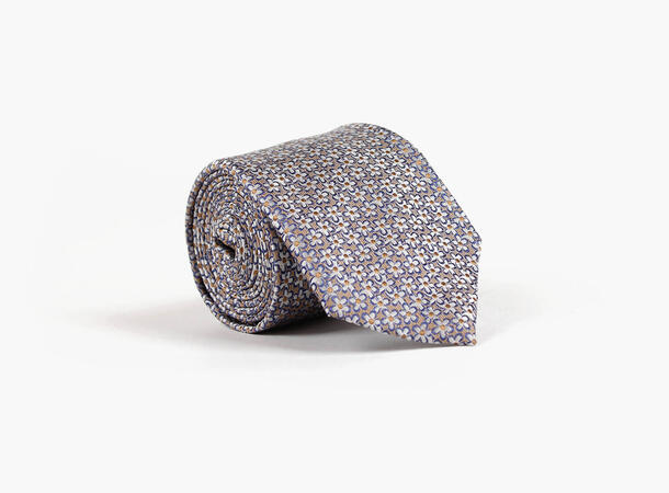 NOHR Silkeslips Jack Beige Blå Blomstret 15 Beige 