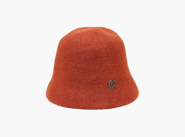 NOHR Synne Wool Bucket Hat 39 Burnt Orange 