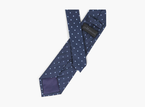 MANZINI 100% silk tie width 6,0 cm 79 Navy 