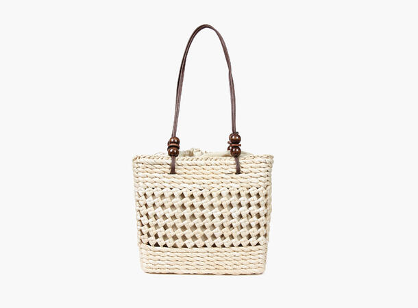 MANZINI Ava Strawbag 15 Beige 