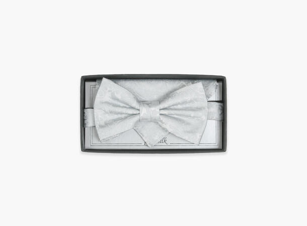 MANZINI Bowtie with Handky Col. 05 Silvergrey 
