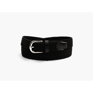 MANZINI Ensfarget Strikkbelte 09 Black