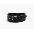 MANZINI Jenny Smalt Klassisk Skinnbelte 09 Black 105 cm