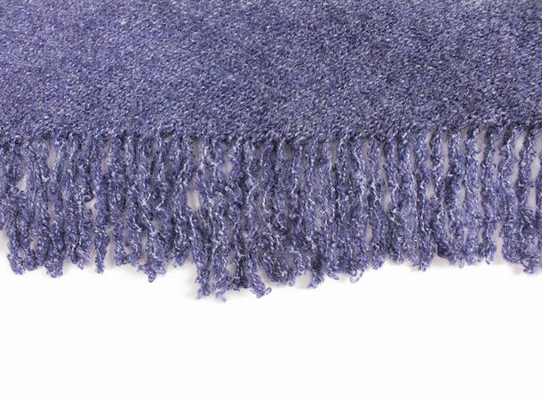 MANZINI Sjal i Ullmix 75 Blue 