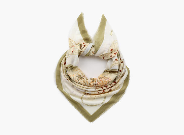 MANZINI Skjerf 130 x 130 cm Sand 13 